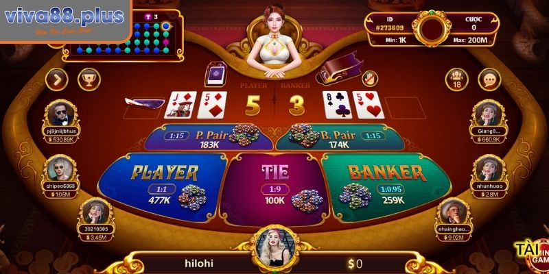 Cửa Tie (Hòa) trong Baccarat Viva88