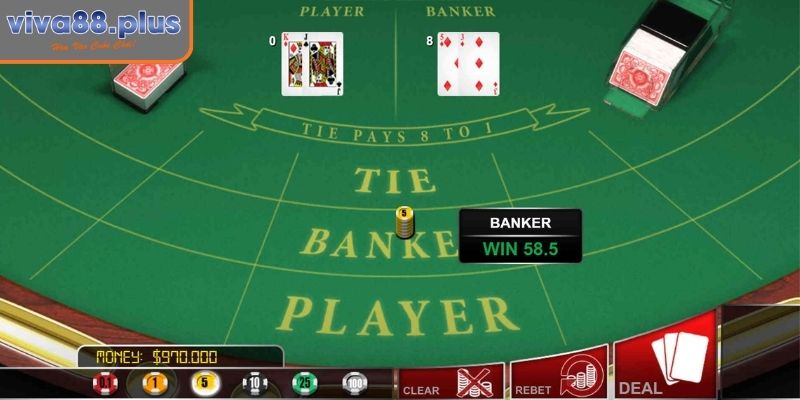 Luật chơi Baccarat trực tuyến tại nhà cái Viva88

