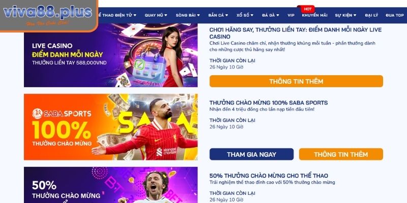 Khuyến Mãi Viva88 Cập Nhật Sự Kiện Ưu Đãi Hot Nhất 2025 3 Điểm cần lưu ý để tối ưu hóa lợi ích từ khuyến mãi viva88