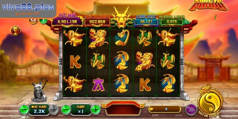 Kungfu Panda Viva88 - Siêu Phẩm Nổ Hũ Châu Á Thưởng Cao 3 Kích hoạt chế độ Turbo Spin