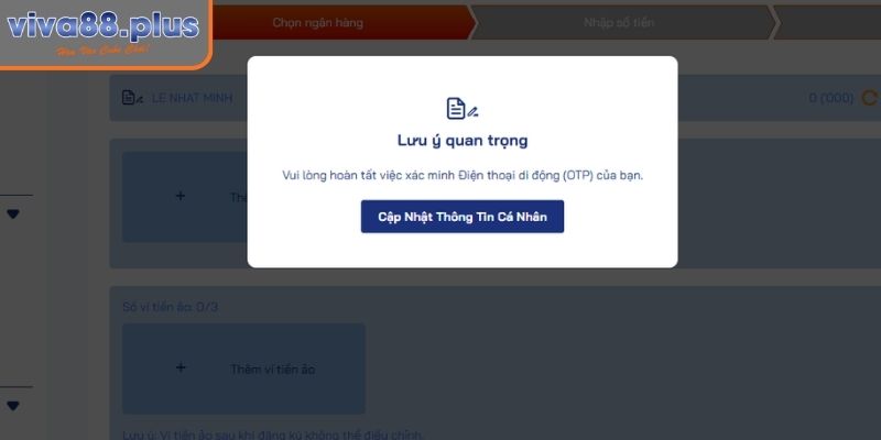 Điều kiện cần chấp hành để rút tiền Viva88 thành công
