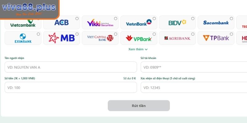 Rút tiền Viva88 tối đa mấy lần trong ngày?